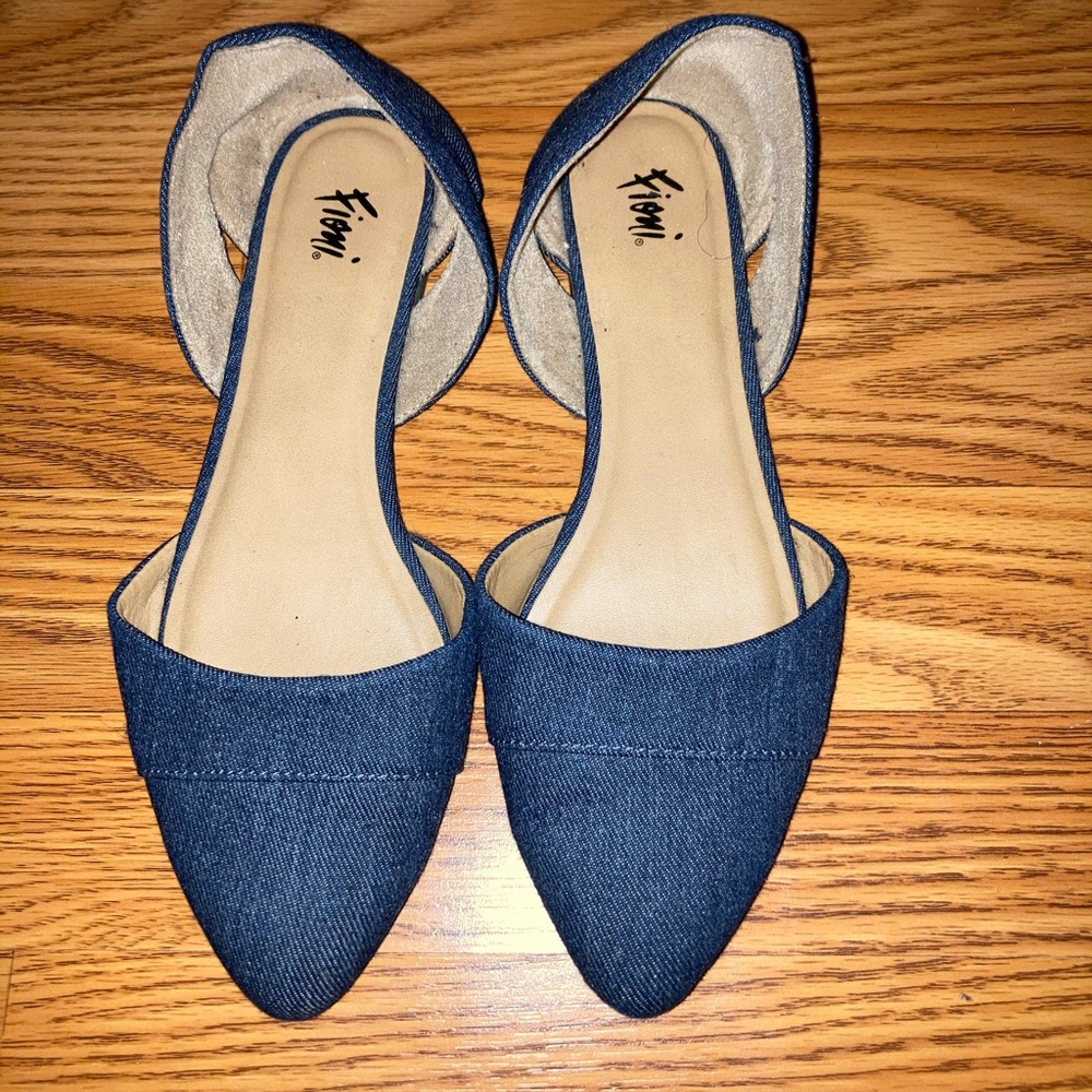 Blue flats